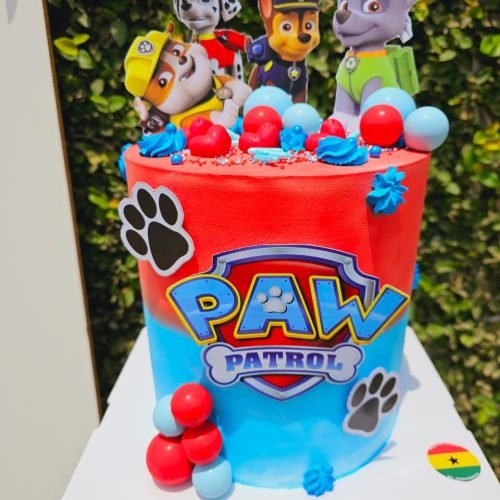 8 inches Paw Patrol Cake