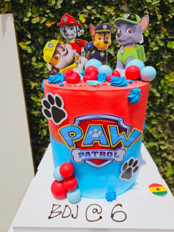 8 inches Paw Patrol Cake